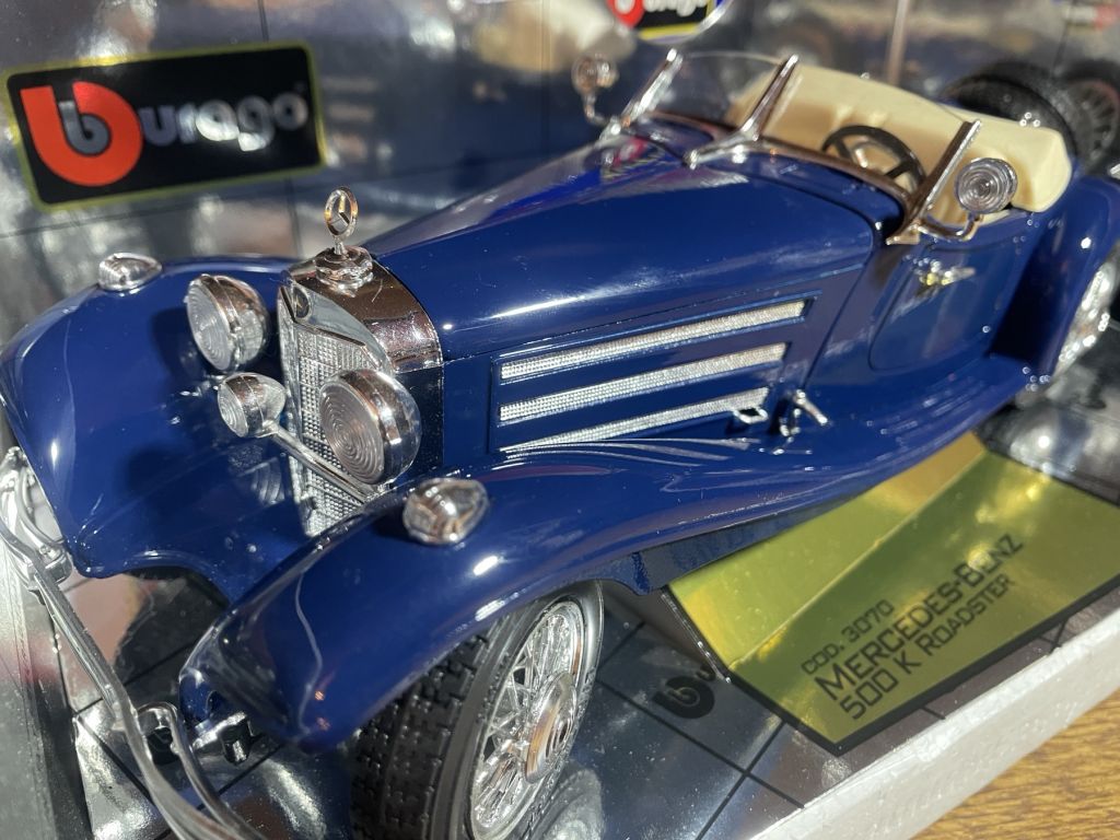 Масштабная коллекционная модель авто Mercedes 500K Bburago 1:18 - фото фото фото 5