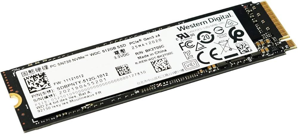 512GB NVMe SSD  WD SN730 m.2 2280 97% - фото фото фото 0