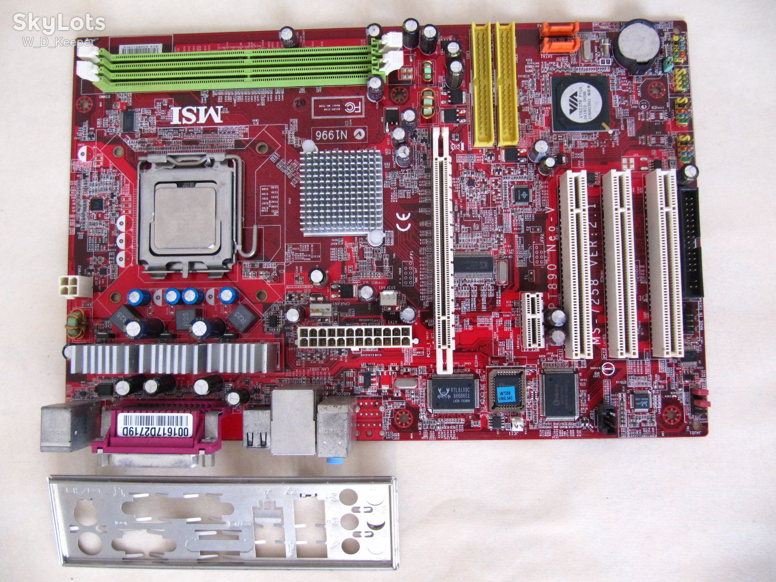 MSI PT890 Neo-V + Pentium Dual-Core E2160 - фото фото фото 0