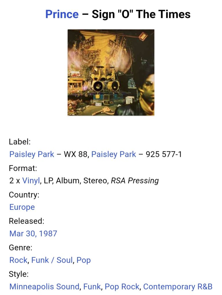 Prince - Sign "O" The Times - 1987.  (2LP). 12. Vinyl. Пластинки. Germany. - фото фото фото 10