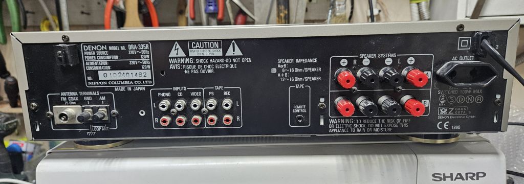 Ресівер Denon DRA-335R - фото фото фото 4
