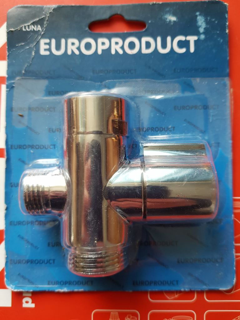 Переключатель на душ,девиатор,луна, для душа EUROPRODUCT LUNA EP  хром. - фото фото фото 0