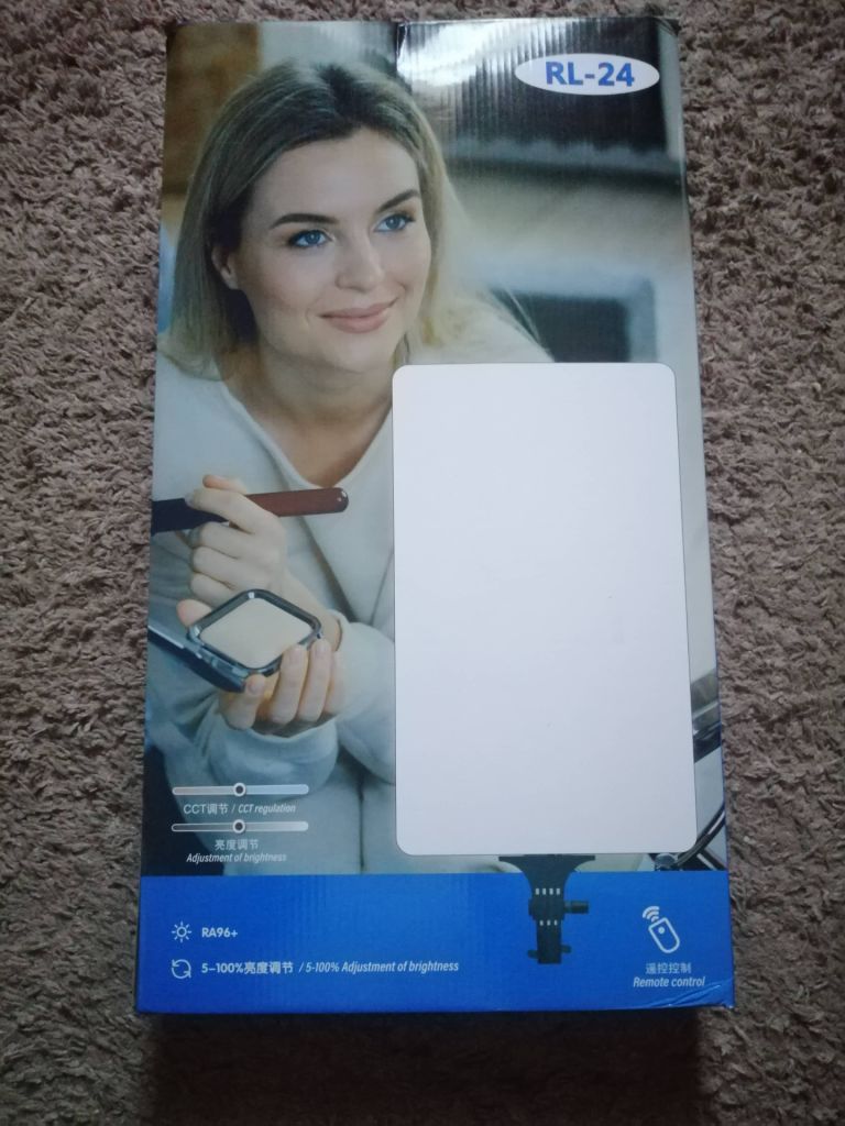 Переодстання!!! Велика. Яскрава. Прямокутна LED лампа Ring Light RL-24 для фотостудії з пультом - фото фото фото 5
