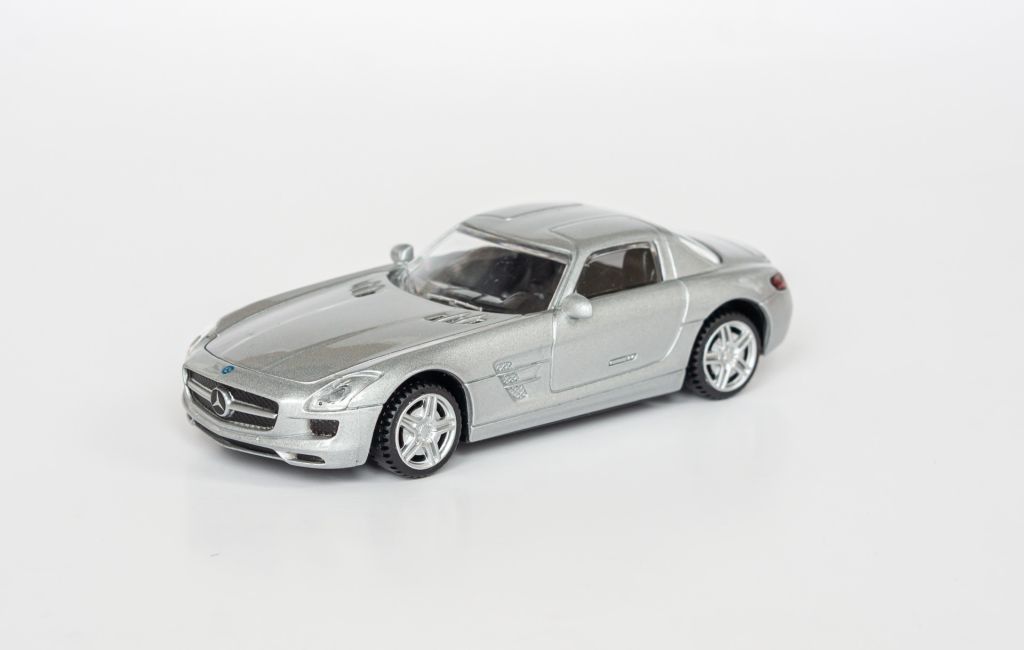 1:43 Mercedes Benz SLS AMG 2010-14  (C197) silver, RAStar - фото фото фото 3