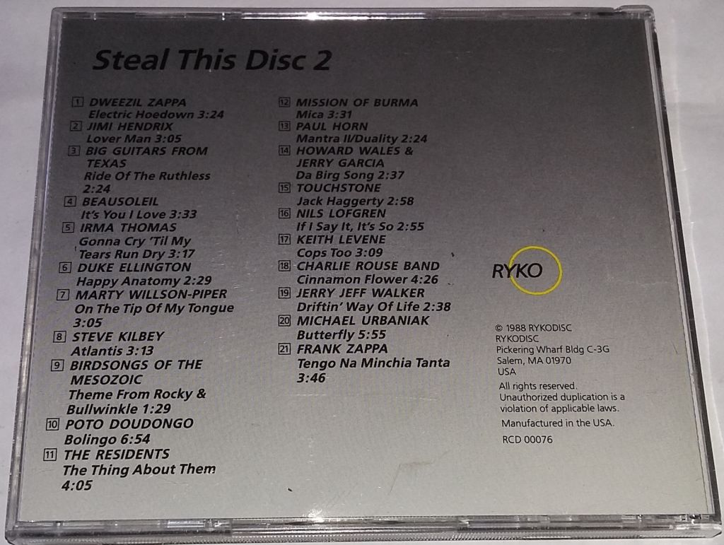 VARIOUS Steal This Disc 2 CD  US - фото фото фото 2