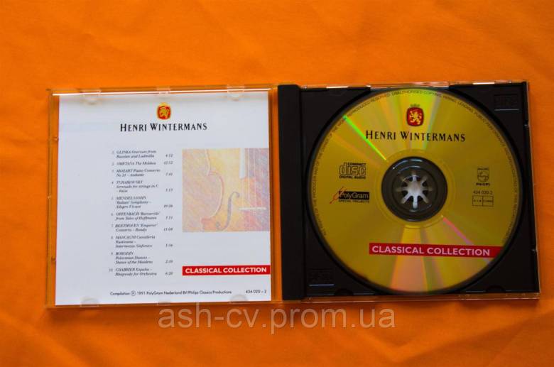 Музичний диск CD. HENRI WINTERMANS 1991 - фото фото фото 5