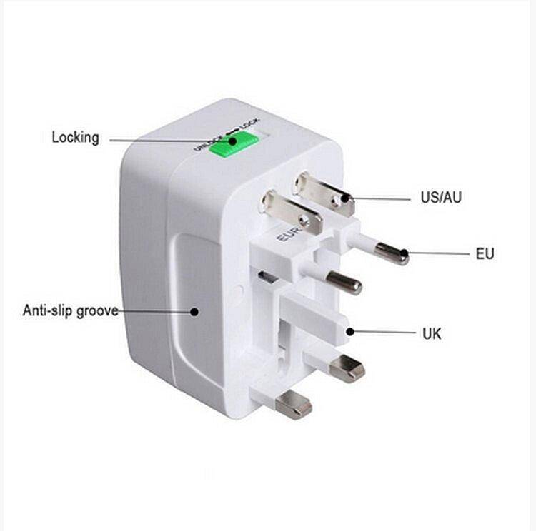 Туристический дорожный сетевой переходник Travel Universal Adaptor Surge Protector - фото фото фото 2