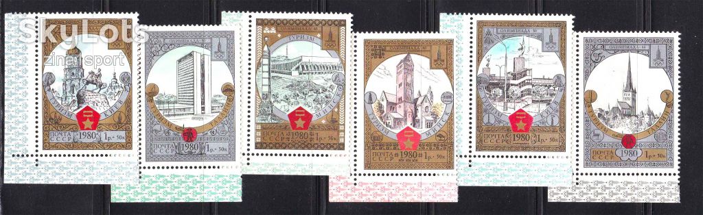 ZM  СССР 1980 г MNH - олимпиада - фото фото фото 0