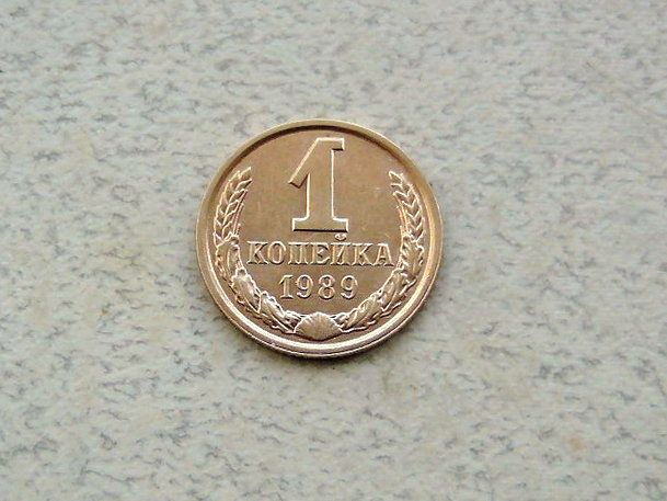 1 копійка СРСР 1989 рік  (321а) - фото фото фото 0