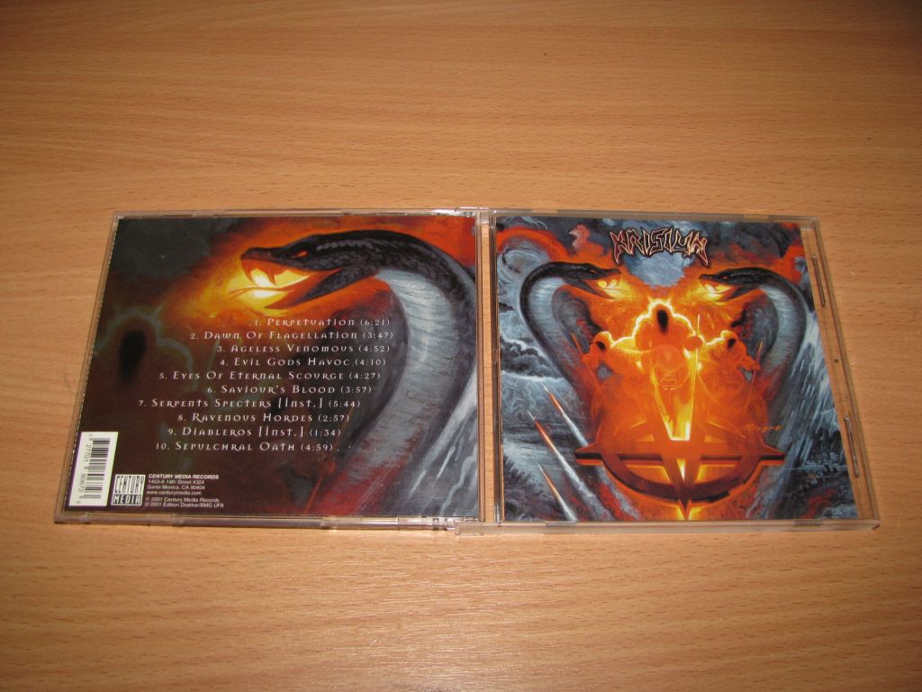 KRISIUN - Ageless Venomous   (2001 Century Media 1st press,USA) - фото фото фото 0
