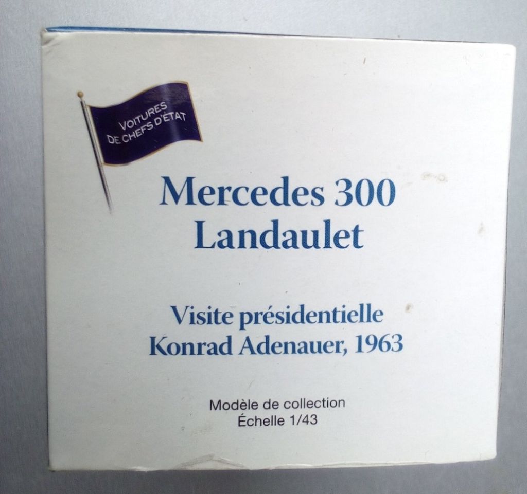 Mercedes-Benz 300 Landaulet 1/43 ixo/Altaya - фото фото фото 4