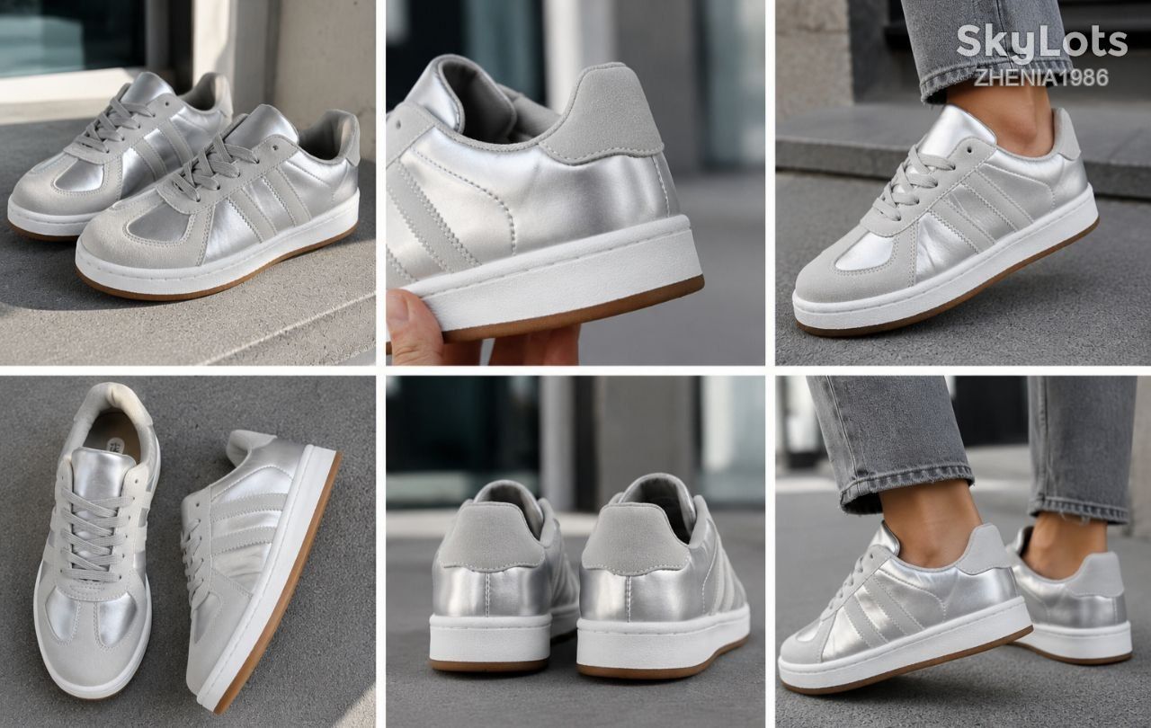 Кроссовки женские стиль ADIDAS. Эко-кожа,прошитые. Качество супер      ( 36 - 40 размер на ВЫБОР ) - фото фото фото 1