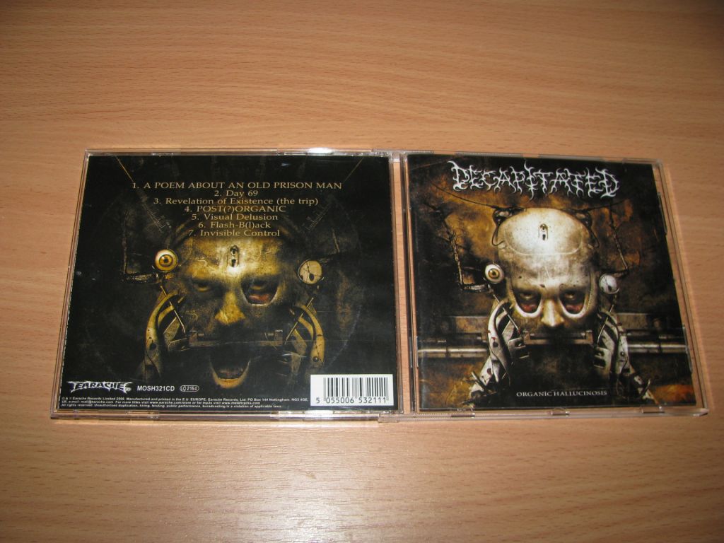 DECAPITATED - Organic Hallucinosis  (2006 Earache 1st press) - фото фото фото 0