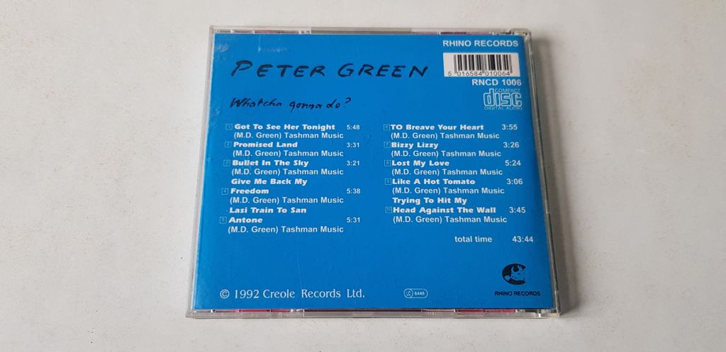 Peter Green Whatcha Gonna Do - фото фото фото 1
