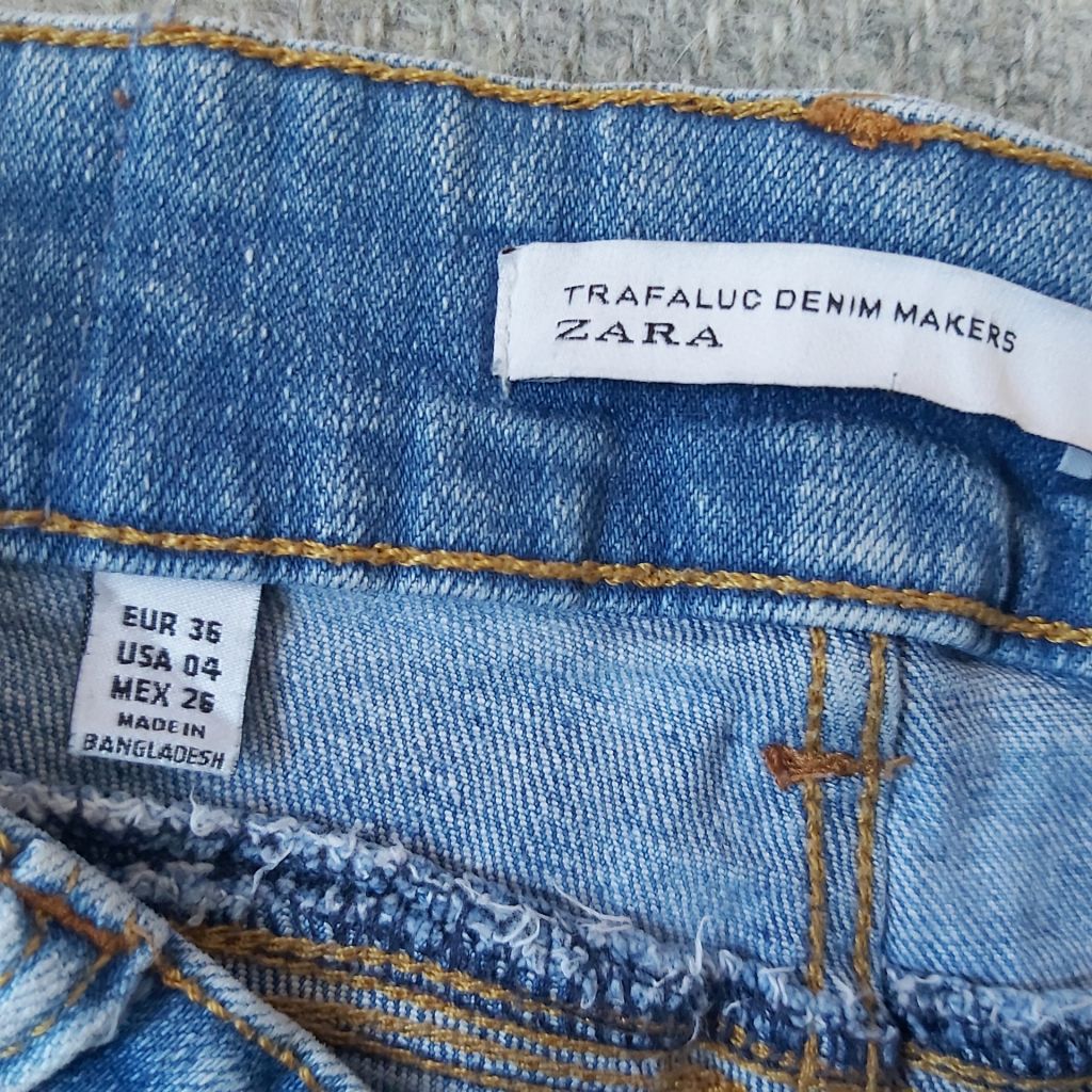 Шорты Синие Синие Zara p.S - фото фото фото 2