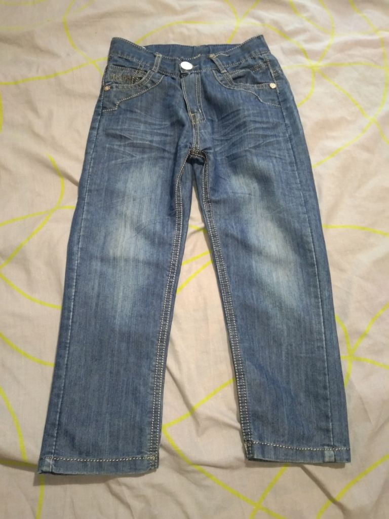 Легкие джинсы 116-122 рост - фото фото фото 0