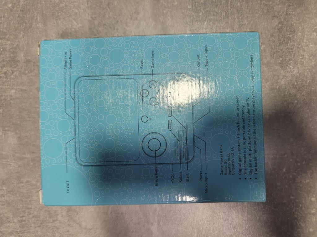 Портативная игровая консоль G6 3.5 дюйма 5000mAh 500 games in 1 Blue - фото фото фото 4