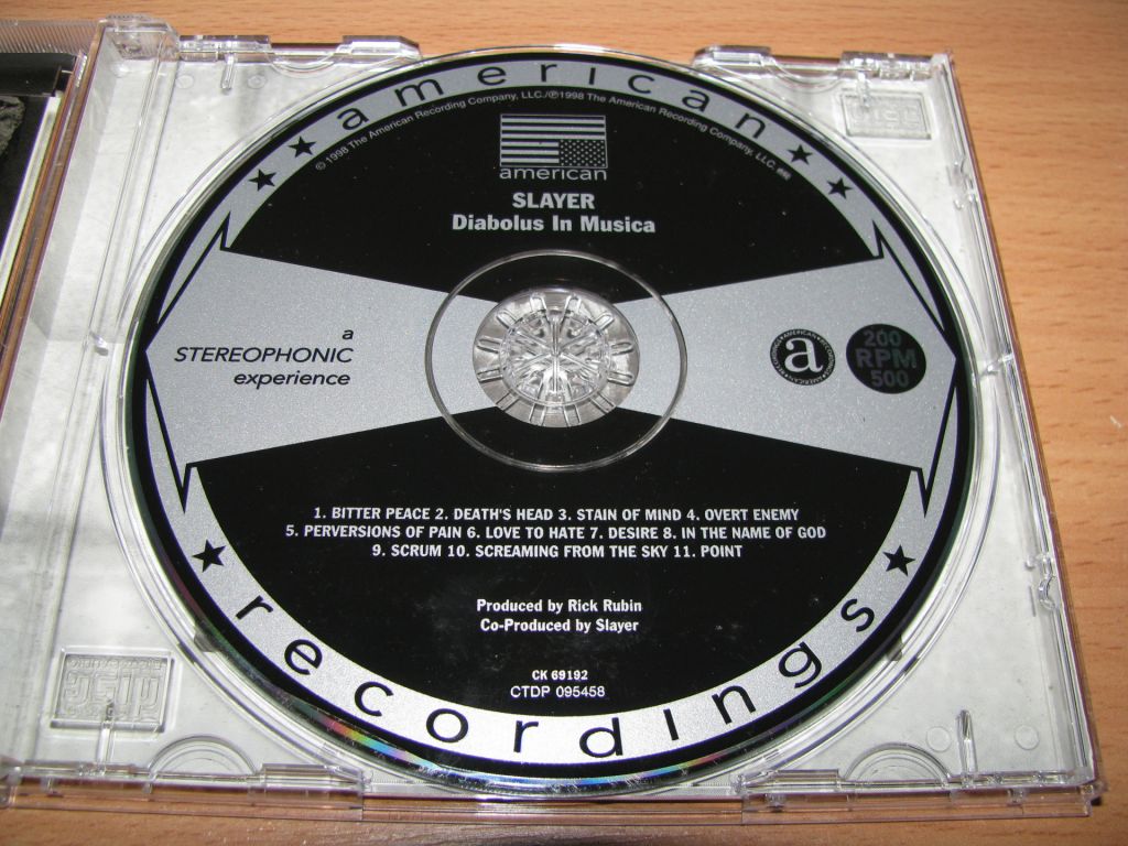 SLAYER - Diabolus In Musica   (1998 American 1st press,USA) - фото фото фото 3