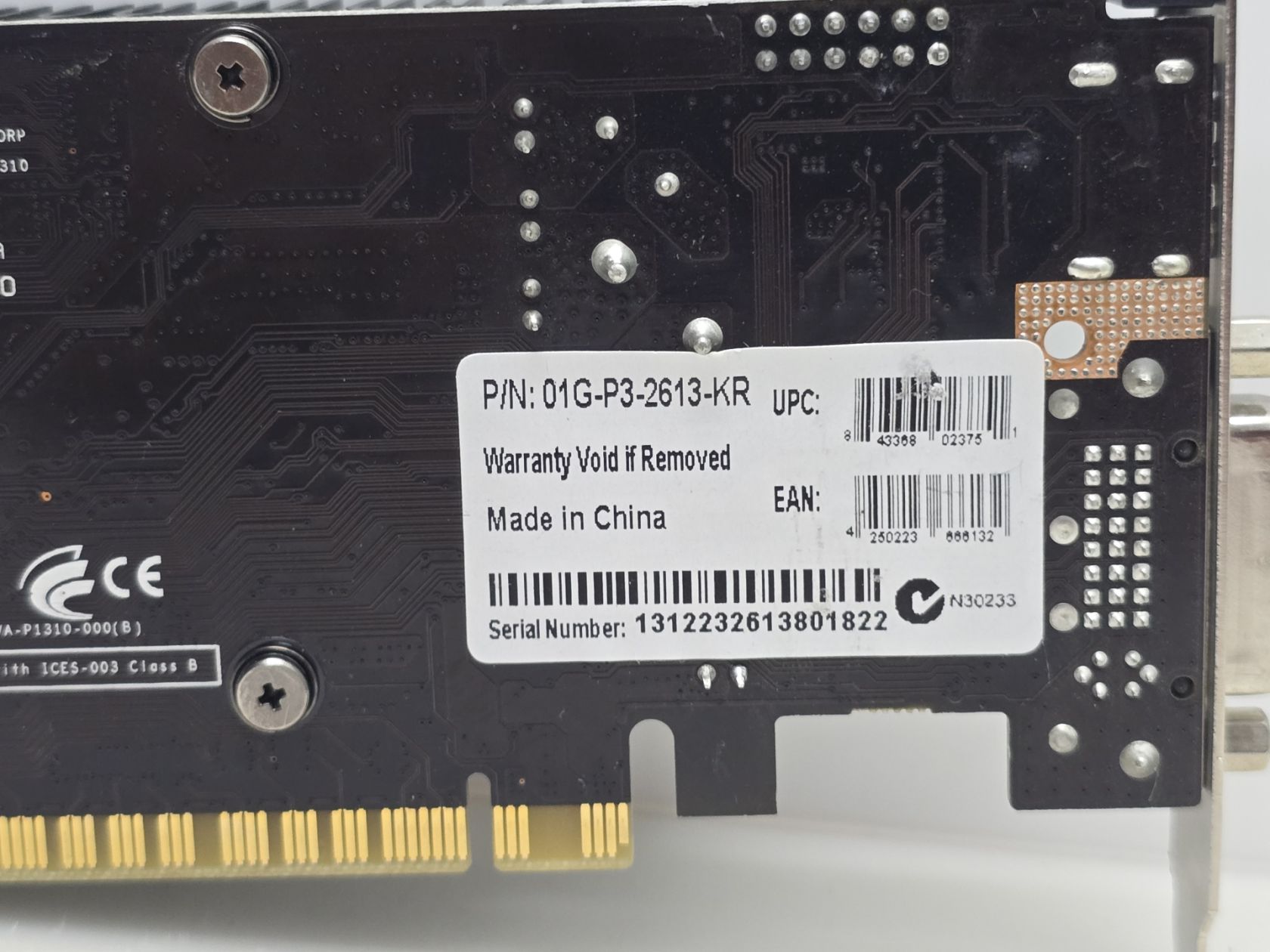 Видеокарта EVGA GeForce GT 610 1GB   (GDDR3,64 Bit,HDMI,PCI-Ex,Б/у) - фото фото фото 3