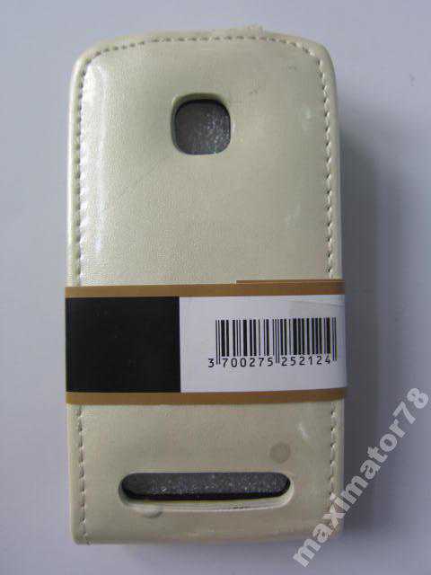 ЧЕХОЛ-КНИЖКА CHIC-CASE NOKIA 603 БЕЖЕВЫЙ ЛАК - фото фото фото 1