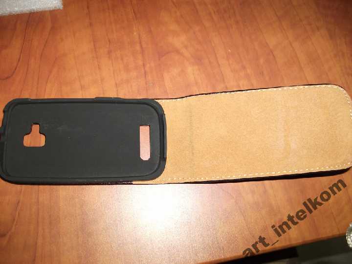 Чехол Nokia 610 Flip-Top кожа - фото фото фото 2