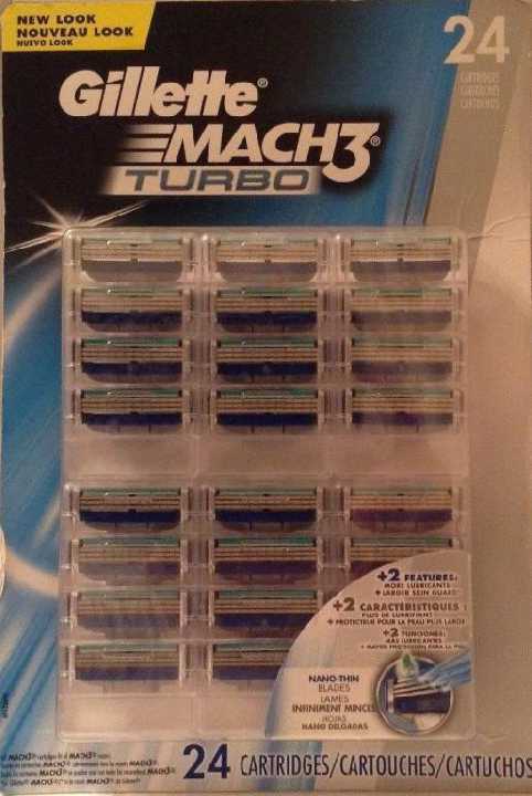 Gillette mach 3 Turbo 2 штуки без упаковки из США - фото фото фото 2