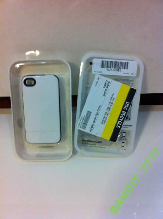 Чехол CL59878 Slider for iPhone 4/4S-White/Black - фото фото фото 5