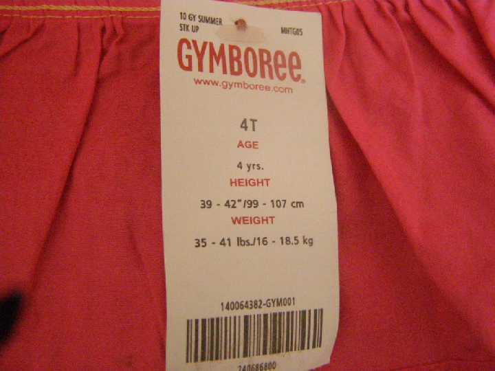 Новая маечка туника 104 рост GYMBOREE - фото фото фото 3