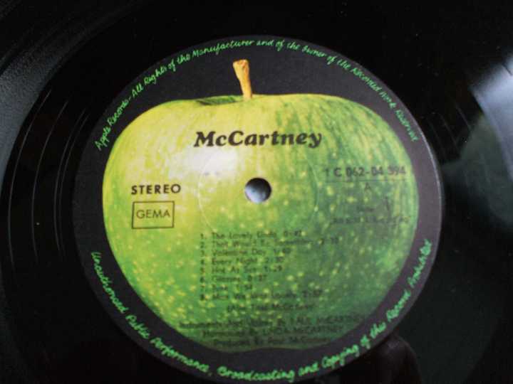 McCartney-McCartney 1970 (Germany) EX+/EX+ - фото фото фото 3