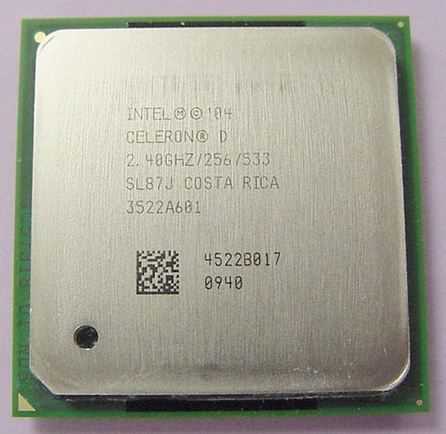 s478 Celeron D 320 2,4GHz/256/533   (Prescott) - фото фото фото 0