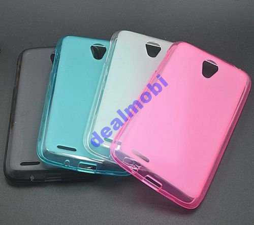 TPU ЧЕХОЛ ДЛЯ LENOVO S820 розовый,прозрачно-матовы - фото фото фото 1