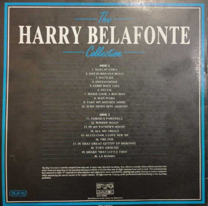 HARRY BELAFONTE Collection-20 Golden Greats  (Mint) - фото фото фото 1