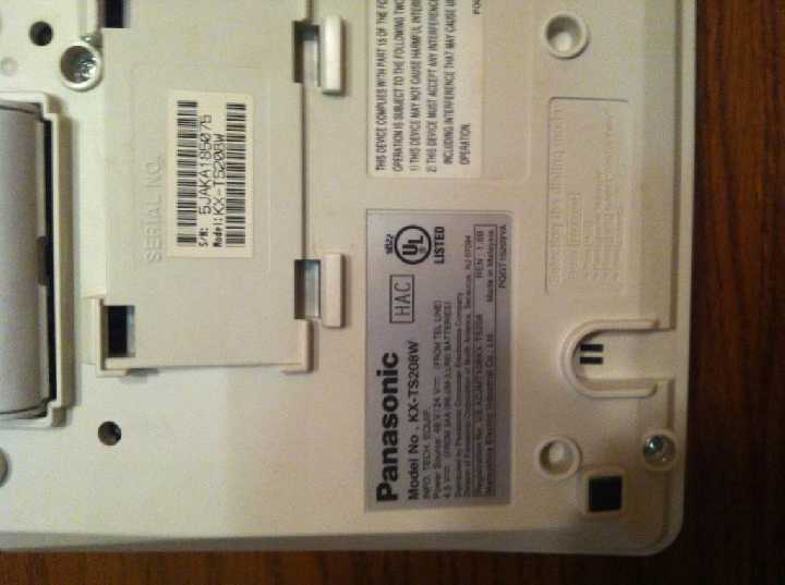 Телефон Panasonic KX-TS208W на 2 тел. линии - фото фото фото 2