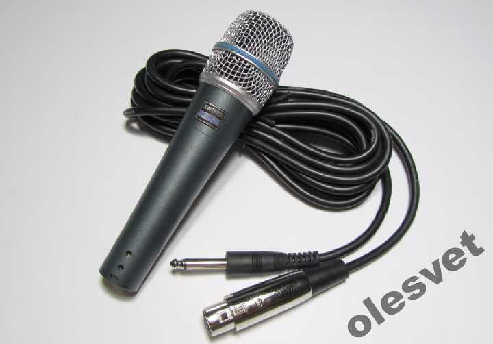 МИКРОФОН SHURE Beta 57A шнур 4,4 м. А - класс - фото фото фото 4