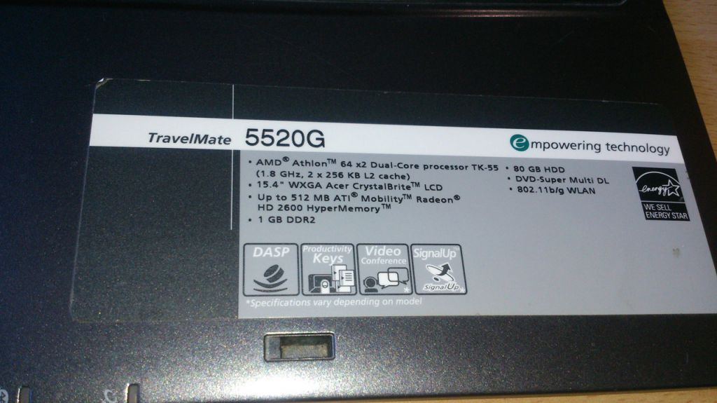 Корпус  Acer TravelMate 5520/5520G  (модель MS2210) - фото фото фото 1