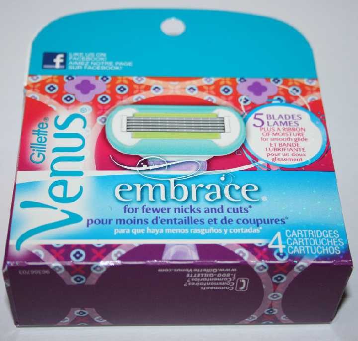 Gillette Venus Embrace упаковка 4 штуки из США! - фото фото фото 0