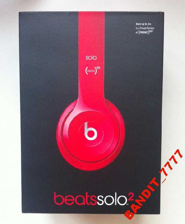 Beats by Dr. Dre Solo2 Red Original New - фото фото фото 0