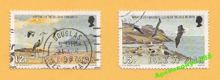 ЛОКАЛ 1983 МЭН Колонии БРИТАНИЯ Животные ФАУНА 2м - фото фото фото 0