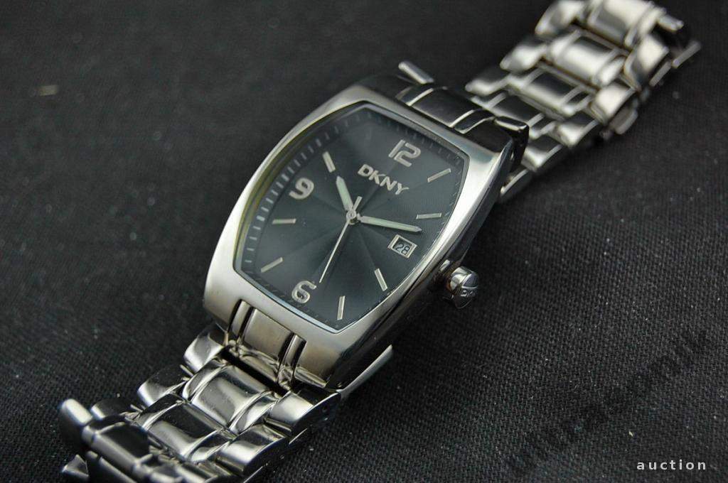Дизайнерские часы DKNY wr50м. #NY-1130 черный циферблат Вживане - фото фото фото 3