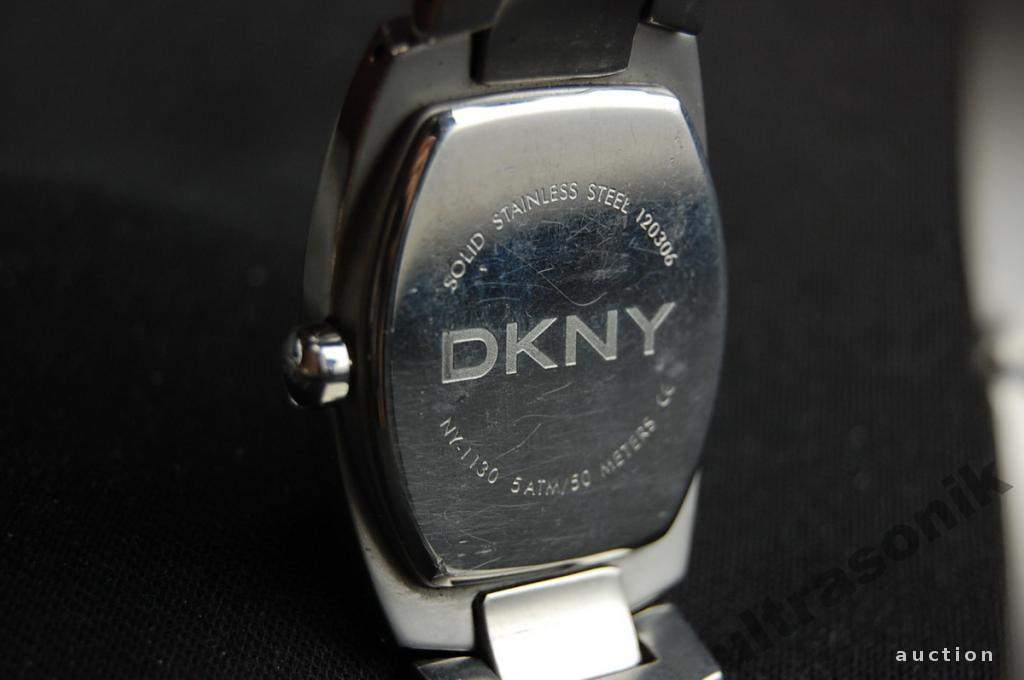 Дизайнерские часы DKNY wr50м. #NY-1130 черный циферблат Вживане - фото фото фото 1