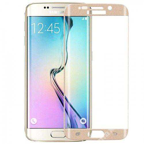 ЗАЩИТНОЕ СТЕКЛО GLASS FULL 3D Samsung S6 Edge G925 golden - фото фото фото 2