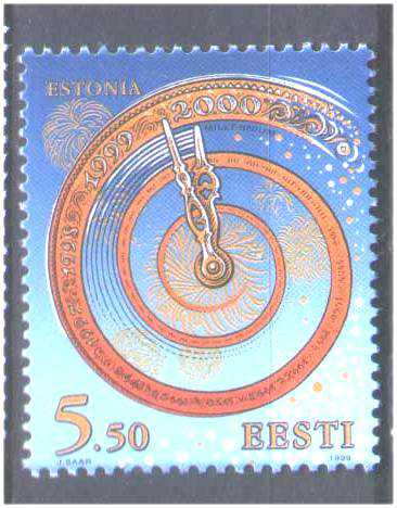 ZM Эстония 1999 г MNH - часы - фото фото фото 0