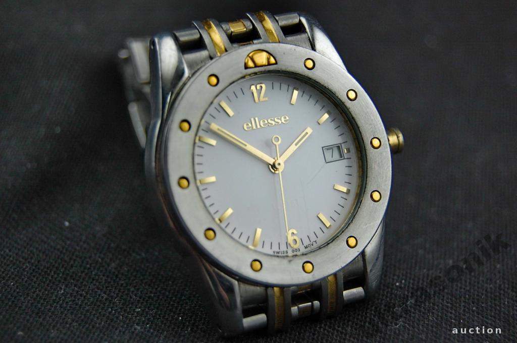 Годинник стильные часы ELLESSE нержавейка WR 100м. дата Вживане - фото фото фото 2