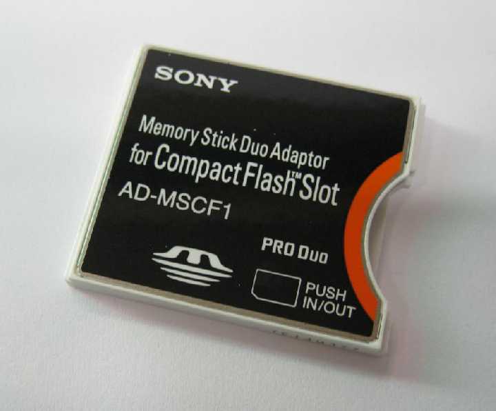 Sony AD-MSCF1 перехідник на CF - фото фото фото 2