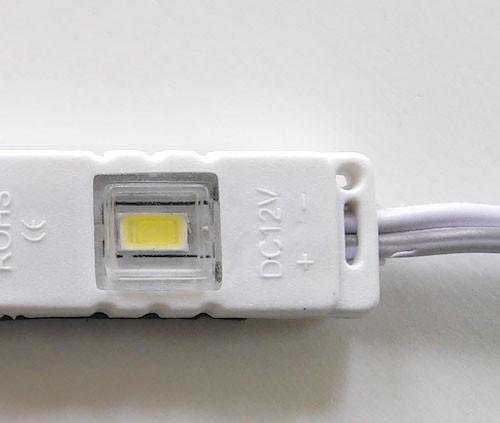 Светодиодный LED модуль smd 5730-3 W IP65 с линзой холодный - фото фото фото 1