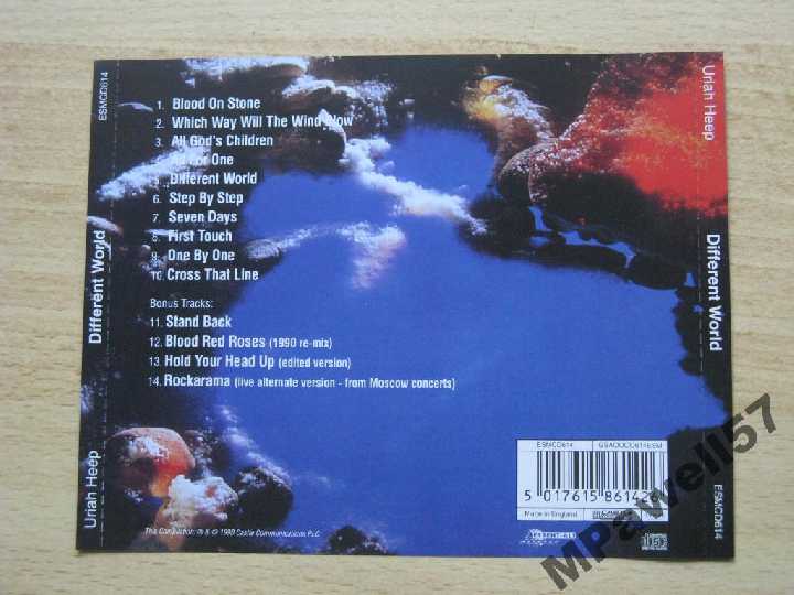 CD Uriah Heep. Different World. 1991/1998. - фото фото фото 6
