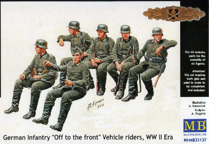 Master Box 35137 German infantry vechicle riders - фото фото фото 0