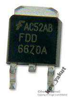 Mosfet, N-Channel TO-252 FDD6670A, 30V_66A - фото фото фото 0