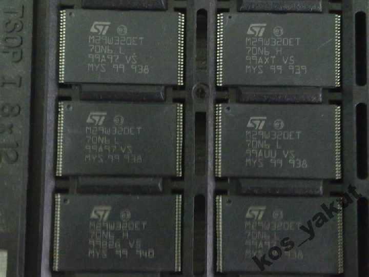 Flash, NOR Flash STMicroelectronics M29W320ET70N6 - фото фото фото 0