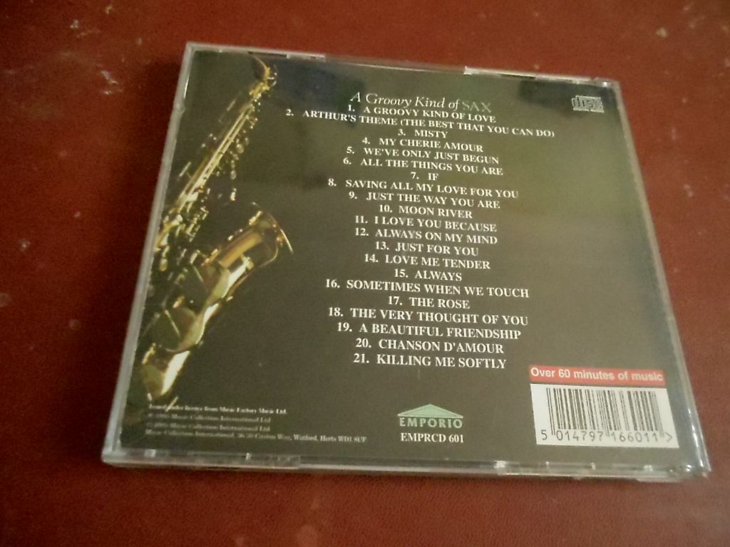 A Groovy Kind Of Sax CD фирменный б/у - фото фото фото 1